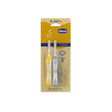 BIPACK CEPILLO DENTAL CHICCO 6-36 M