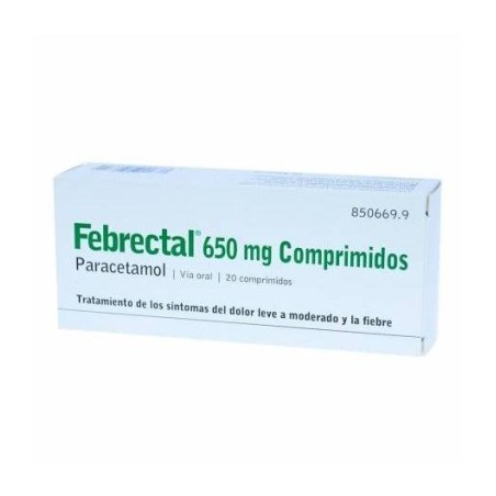 FEBRECTAL 650 MG 20 COMPRIMIDOS