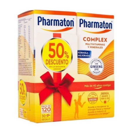 PHARMATON COMPLEX 2 ENVASES 60 COMPRIMIDOS PACK PROMOCIONAL