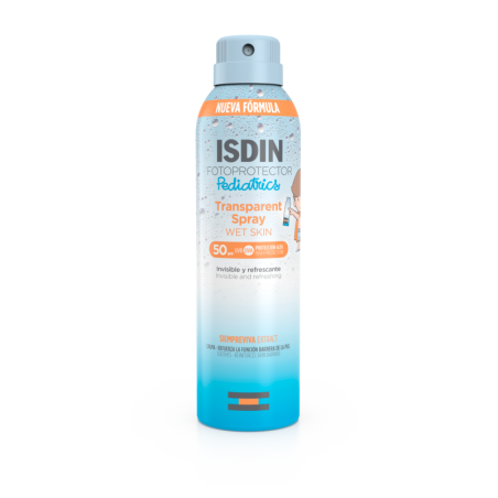 ISDIN FOTOPROTECTOR PEDIATRICS TRANSPARENT SPRAY WET SKIN SPF 50 1 ENVASE 250 ML