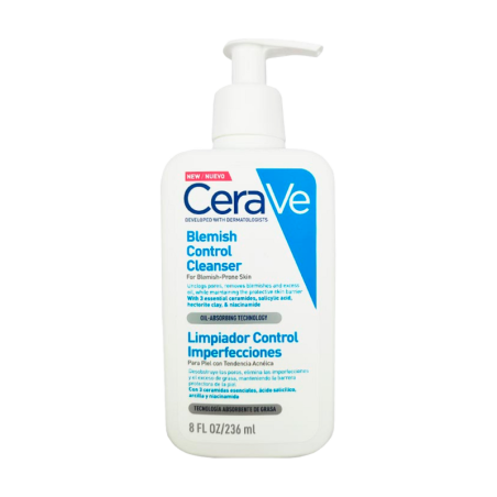 CERAVE LIMPIADOR CONTROL IMPERFECCIONES 1 ENVASE 236 ML