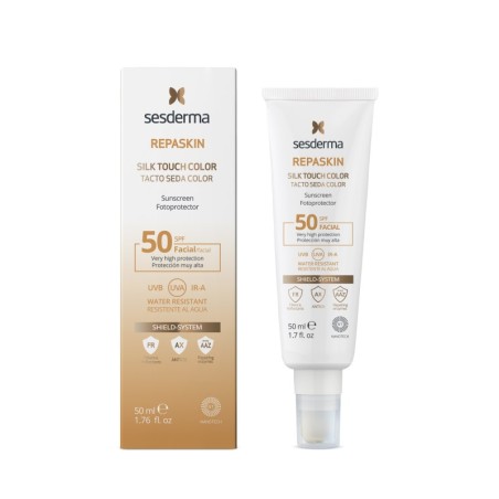 REPASKIN FOTOPROTECTOR SPF 50 TACTO SEDA COLOR 1 ENVASE 50 ML