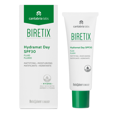 BIRETIX HYDRAMAT DAY SPF 30 FLUIDO MATIFICANTE HIDRATANTE 1 ENVASE 50 ML