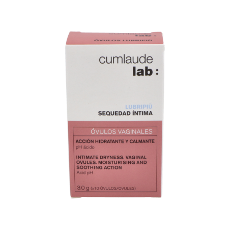 CUMLAUDE LUBRIPIU OVULOS VAGINALES 10 UD