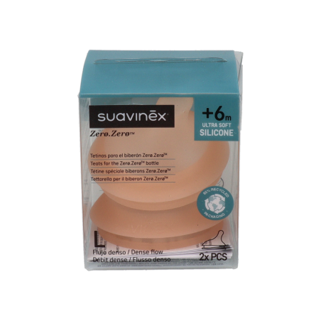 TETINA SILICONA ANTICOLICO FLUJO L SUAVINEX 0 MESES