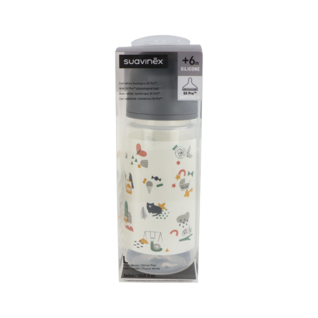 BIBERON TETINA SILICONA FISIOLOGICA SUAVINEX FLUJO L 360 ML