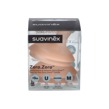 TETINA SILICONA ANTICOLICO FLUJO M SUAVINEX 0 MESES
