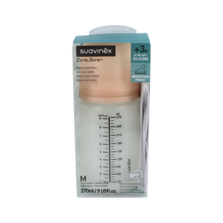 BIBERON ANTICOLICO T SILICONA SUAVINEX M 270 ML