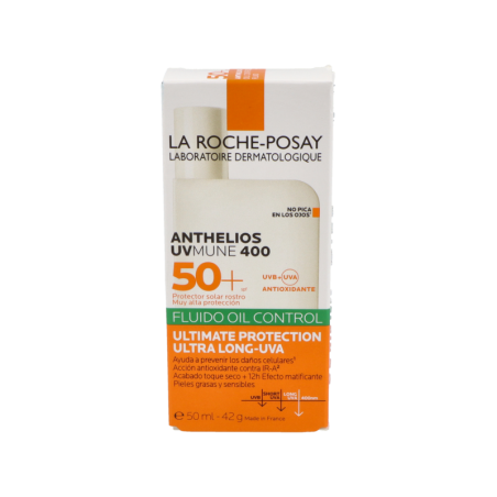 ANTHELIOS OIL CONTROL FLUID UVMUNE 400 SPF 50+ 1 ENVASE 50 ML