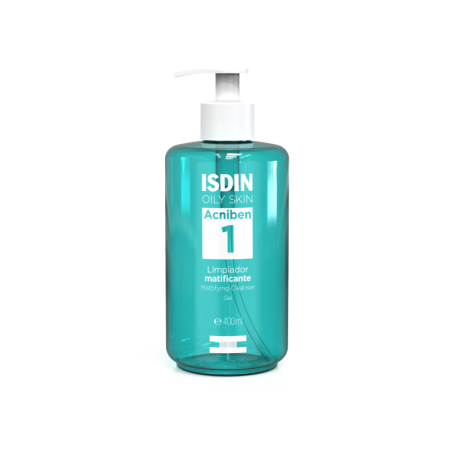 ISDIN TEEN SKIN ACNIBEN LIMPIADOR MATIFICANTE GEL 1 ENVASE 400 ml