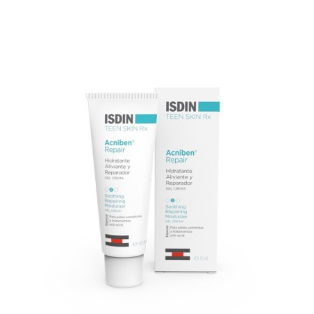 ACNIBEN REPAIR HIDRATANTE REPARADOR Y ALIVIADOR ISDIN TEEN SKIN RX GEL CREMA 1 ENVASE 40 ml