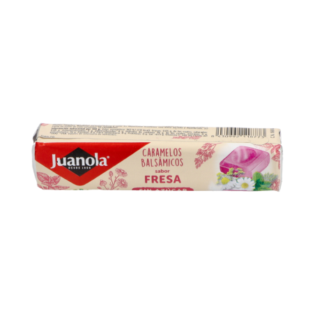 JUANOLA CARAMELOS FRESA VIT C Y HIERBAS MEDITERRANEAS 1 ENVASE 32,4 g