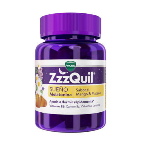 ZZZQUIL NATURA 30 GUMMIES SABOR MANGO & PLATANO