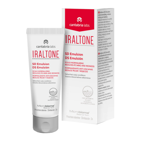IRALTONE DS EMULSION NORMALIZANTE ANTI-ESCAMAS REDUCE PICOR Y ROJECES 1 ENVASE 30 ml