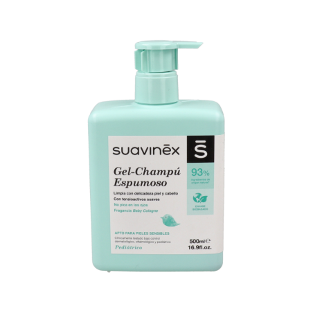 SUAVINEX PEDIATRIC GEL CHAMPU ESPUMOSO 1 ENVASE 500 ml