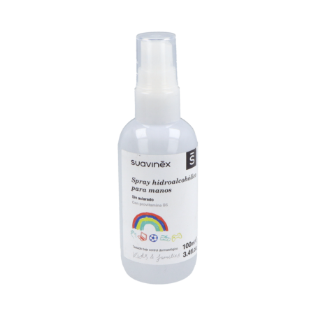 SUAVINEX SPRAY HIGINIZANTE DE MANOS SOLUCION HIDROALCOHOLICA 1 ENVASE 100 ML