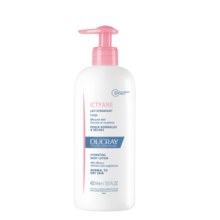 ICTYANE LECHE CORPORAL HIDRATANTE DUCRAY 1 ENVASE 400 ml