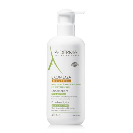 A-DERMA EXOMEGA CONTROL LECHE EMOLIENTE 1 ENVASE 400 ml