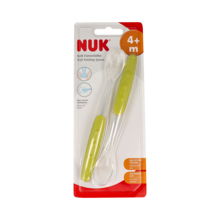 CUCHARA SILICONA EASY LEARNING NUK 2 UNIDADES
