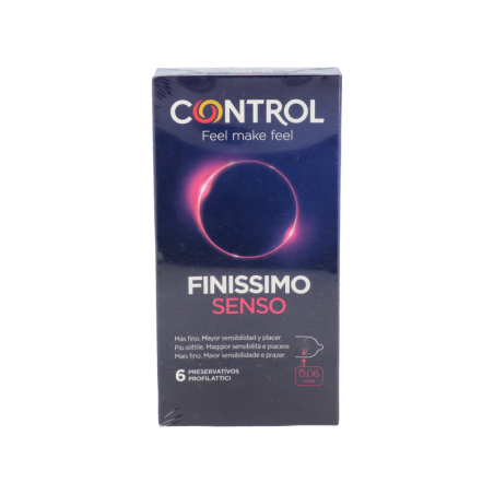 CONTROL SENSO PRESERVATIVOS 6 UNIDADES