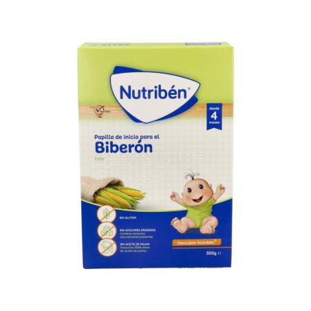 NUTRIBEN INICIO BIBERON PAPILLA SIN GLUTEN 1 ENVASE 300 g