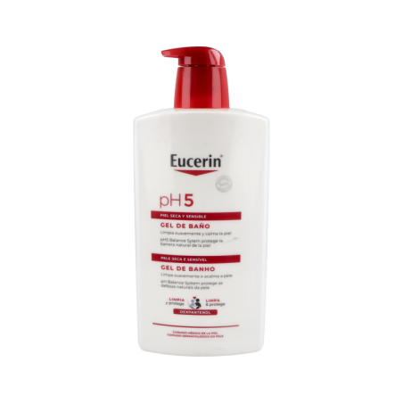 EUCERIN PIEL SENSIBLE PH-5 GEL DE BAÑO 1 ENVASE 1 l