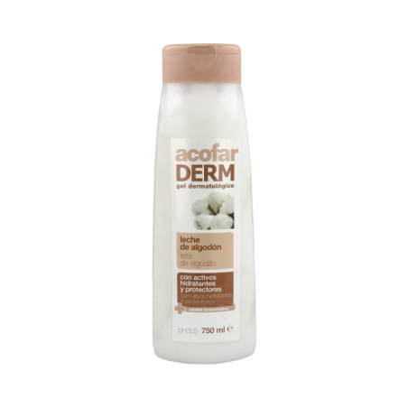 ACOFARDERM GEL DERMATOLOGICO LECHE DE ALGODON 1 ENVASE 750 ml