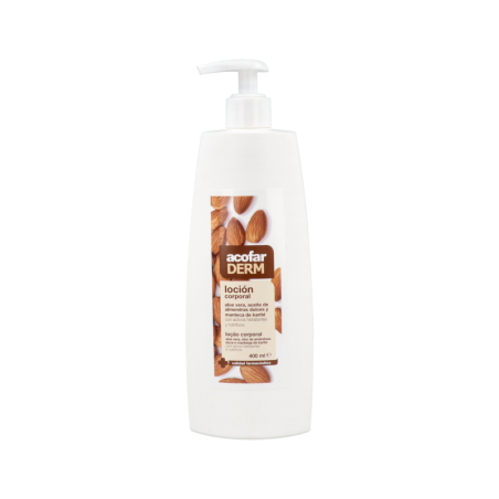 ACOFARDERM LOCION CORPORAL ALOE VERA ACEITE DE ALMENDRAS DULCES Y MANTECA DE KARITE 1 ENVASE 400 ml