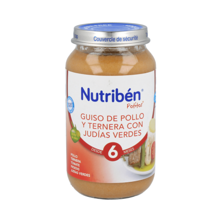 NUTRIBEN POLLO TERNERA A LA CASERA 1 POTITO GRANDOTE 250 g