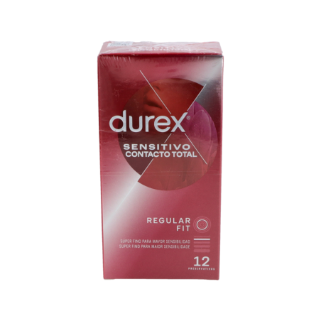 DUREX SENSITIVO CONTACTO TOTAL PRESERVATIVOS 12 UNIDADES