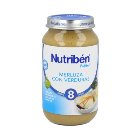 NUTRIBEN MERLUZA CON VERDURA 1 POTITO GRANDOTE 250 g