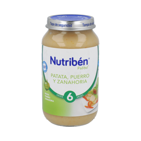 NUTRIBEN PATATA PUERRO ZANAHORIA 1 POTITO GRANDOTE 250 g