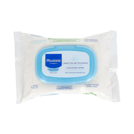 MUSTELA TOALLITAS LIMPIADORAS 20 TOALLITAS