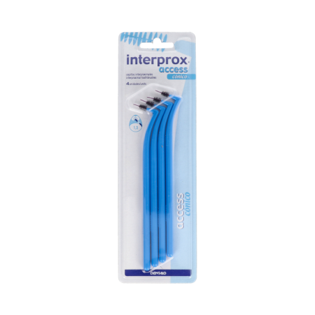 CEPILLO ESPACIO INTERPROXIMAL INTERPROX ACCESS CONICO 4 UNIDADES