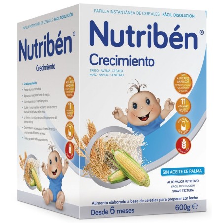 NUTRIBEN CRECIMIENTO 1 ENVASE 600 g