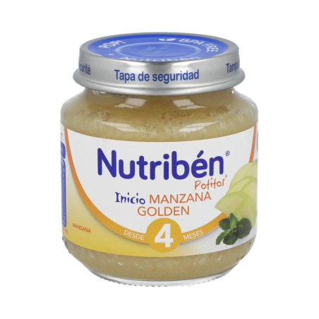 NUTRIBEN MANZANA GOLDEN 1 POTITO INICIO 130 g