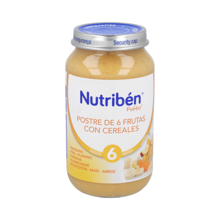 NUTRIBEN POSTRE DE 6 FRUTAS CON CEREALES 1 POTITO GRANDOTE 250 g