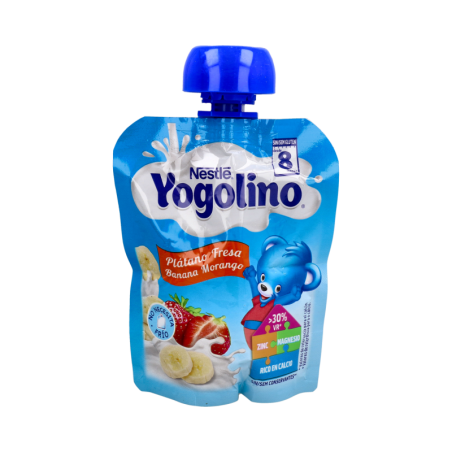 NESTLE YOGOLINO PLATANO-FRESA 1 BOLSA 90 g