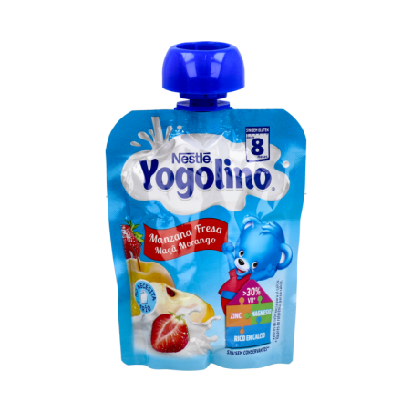 NESTLE YOGOLINO MANZANA-FRESA 1 BOLSA 90 g