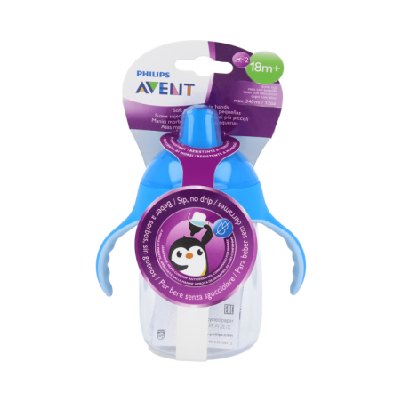 VASO DE CRECIMIENTO PHILIPS AVENT +6 MESES 1 UNIDAD 210 ml COLOR AZUL
