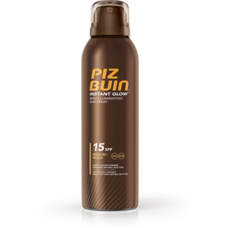 PIZ BUIN INSTANT GLOW SPRAY PIEL LUMINOSA SPF 15 1 ENVASE 150 ml