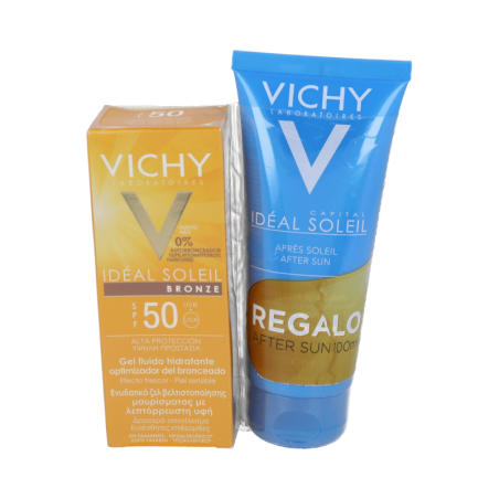 IDEAL SOLEIL SPF 50 GEL OPTIMIZADOR DEL BRONCEAD 1 ENVASE 50 ml