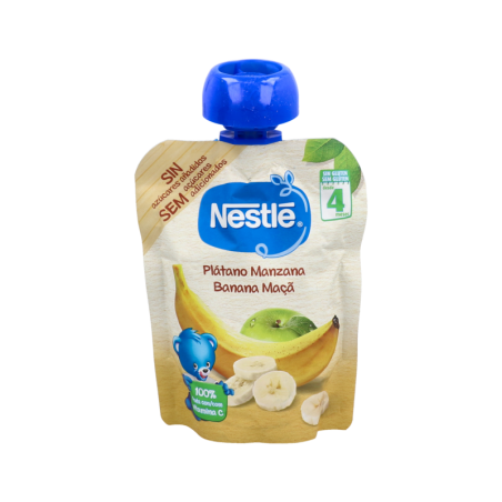 NESTLE NATURNES PLATANO MANZANA 1 ENVASE 90 g