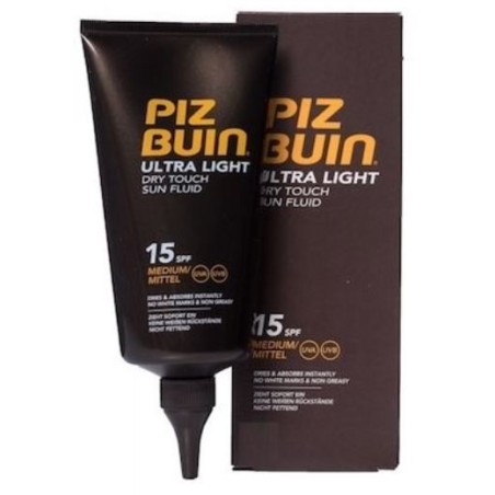 PIZ BUIN FPS 15 ULTRA LIGHT DRY TOUCH PROTECCION SOLAR CUERPO MEDIA FLUIDO 1 ENVASE 150 ml