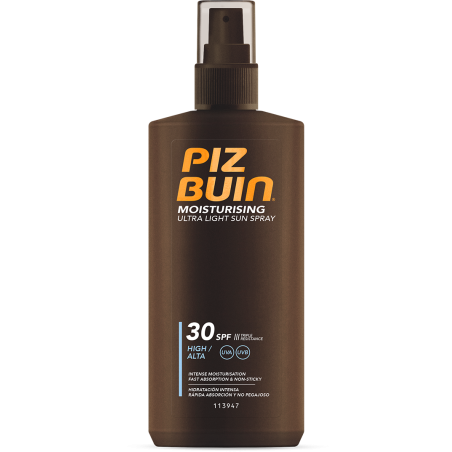 PIZ BUIN MOISTURISING SPRAY SOLAR ULTRALIGERO SPF 30 1 ENVASE 200 ml