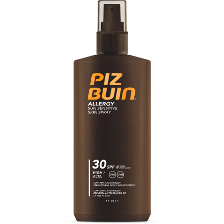 PIZ BUIN ALLERGY SPRAY PIEL SENSIBLE AL SOL SPF 30 PROTECCION ALTA 1 ENVASE 200 ml