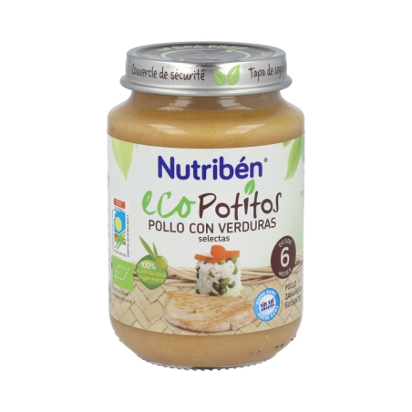 NUTRIBEN ECO POLLO CON VERDURAS SELECTAS 1 POTITO JUNIOR 200 g