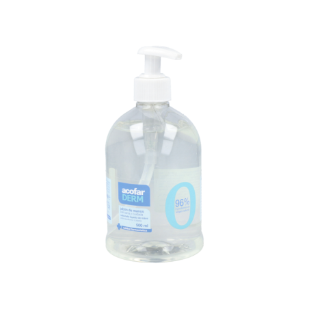 ACOFARDERM JABON DE MANOS 0% 1 ENVASE 500 ml CON DOSIFICADOR