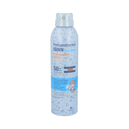 FOTOPROTECTOR ISDIN SPF-50+ PEDIATRICS SPRAY TRANSPARENT WET SKIN 250 ML