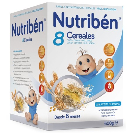 NUTRIBEN 8 CEREALES 1 ENVASE 600 g